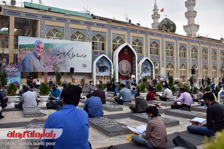 جزء خوانی قرآن کریم در جوار مزار سردار دل ها/تصاویر – اقطاع خبر