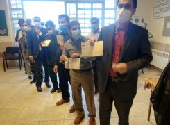 حضور پرشور بافتی ها در روز تعیین سرنوشت پای صندوق‌های رای