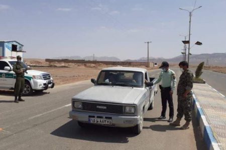 محور جوادیه الهیه رفسنجان به بافق مسدود شد