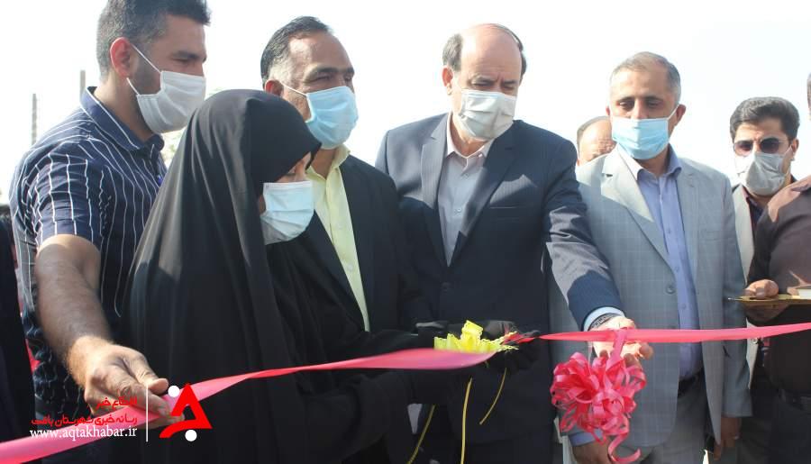 افتتاح اولین کارگاه تولید تیر برق گرد شمال استان در زرند