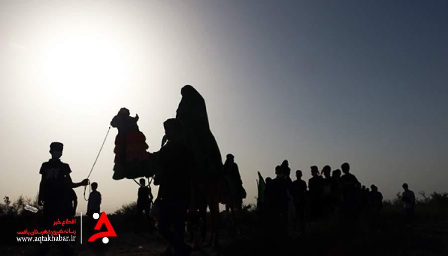 آیین ورود نمادین کاروان اسرای کربلا به شهر شام در ده زیار کرمان