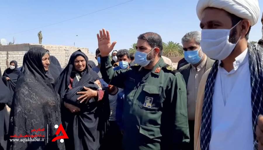 ابراز رضایت مردم از اجرای طرح های محرومیت زدایی سپاه در مناطق محروم فهرج