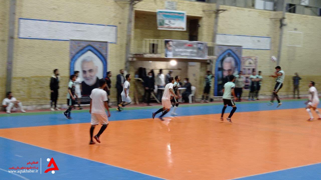 اختتامیه جام مسابقات فوتسال بسیج در رابر