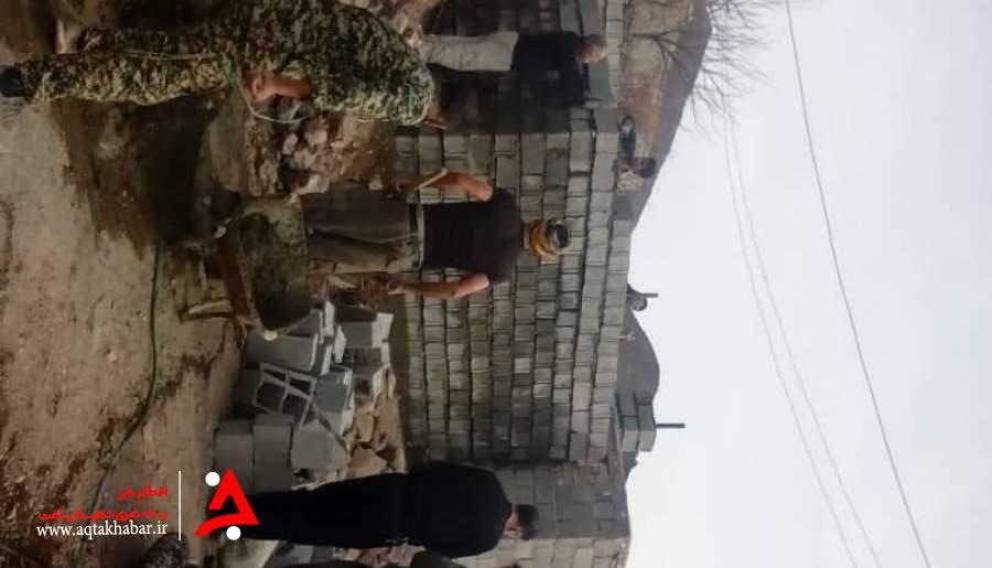 اردوی جهادی شهيد سليماني برای ساخت خانه محروم در هنزا