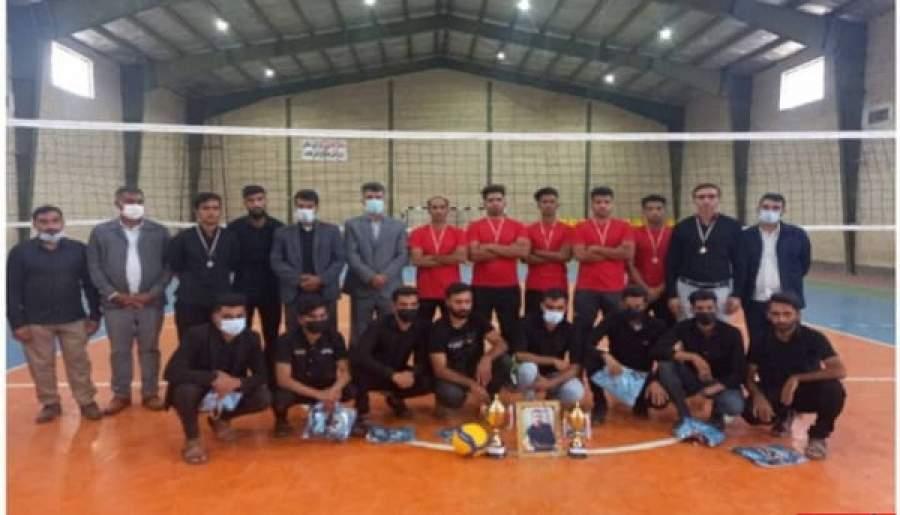 اختتامیه مسابقات والیبال جام دهه فجر شهرستان فاریاب  