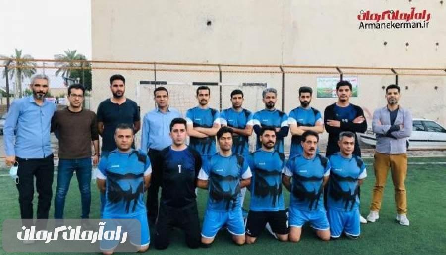 فینال مسابقات مینی فوتبال جام ادارات شهرستان جیرفت برگزار شد