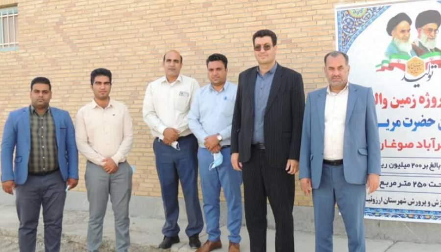 پروژه زمین والیبال امیرآباد صوغان ارزوئیه به بهره برداری رسید