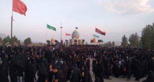 پیاده روی جاماندگان اربعین حسینی در چترود