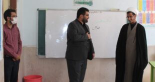 بازدید رئیس اداره آموزش و پرورش منطقه گلباف از مدارس