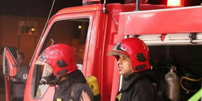 راه‌اندازی ایستگاه موقت آتش‌نشانی در گلزار شهدا