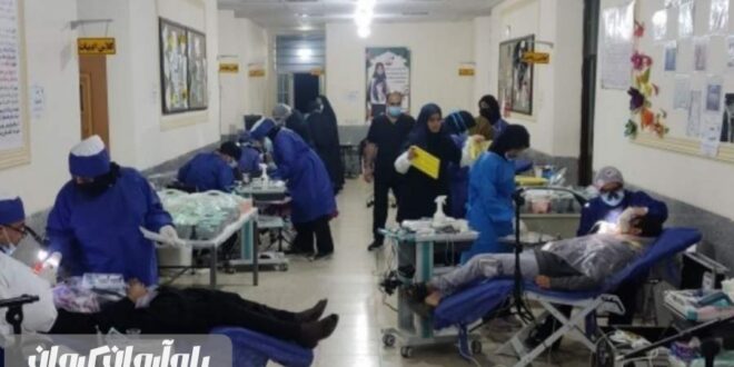 ۱۲۰۰ نفر در نرماشیر رایگان ویزیت و درمان شدند