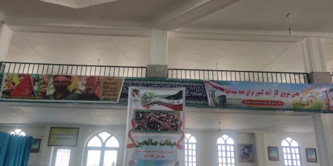 اجتماع گروه های تربیتی صالحین بسیج در شهرستان قلعه گنج برگزار شد