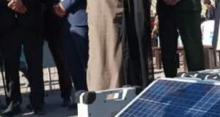 سامانه های خورشیدی قابل حمل عشایر ریگان تحویل داده شد