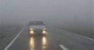 اکثر جاده های استان لغزنده و برخی مه آلود هستند