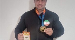 درخشش قهرمان زرندی در مسابقات پرس سینه جهانی