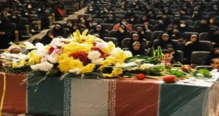 مراسم تشییع و تدفین پیکر پاک شهید گمنام دفاع مقدس در ماهان