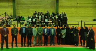 برگزاری اختتامیه مسابقات والیبال بانوان جام سردار دل‌ها در ماهان