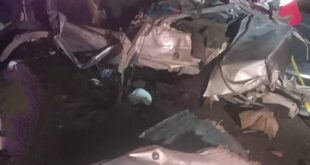 تصادف خودروی حامل افاغنه در محور سیرجان به شیراز