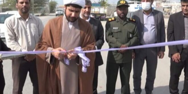افتتاح ساختمان اداره راهداری شهرستان کهنوج
