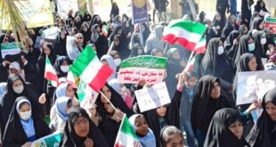 تجلی حضور پرشور و کم نظیر مردم فهرج در راهپیمایی یوم الله ۲۲ بهمن