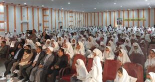 برگزاری جشن عبادت دانش آموزان دختر شهرستان منوجان