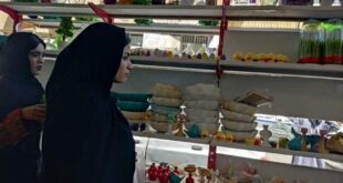 رونق بازار خرید شب عید در کهنوج
