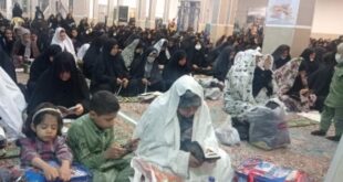 برگزاری آئین احیای دومین شب قدر در مسجد مصلای شهرستان رابر