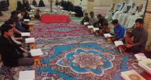 دختران نوجوان روزه اولی میهمانان ویژه محفل انس با قرآن در شهداد بودند