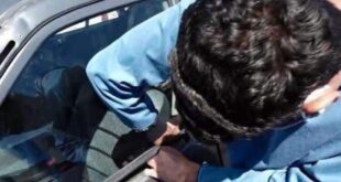دستگیری سارق وسایل داخل خودرو در کهنوج