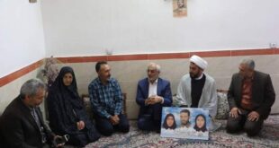 دیدار با شهدای حادثه تشییع شهید سلیمانی در راین