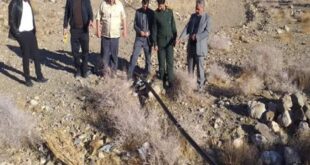 بهره‌برداری از پروژه آبرسانی روستایی کوهبنان در هفته مقاومت