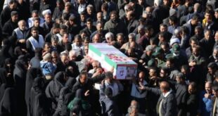 دو شهید حادثه تروریستی کرمان در رفسنجان تشییع شدند