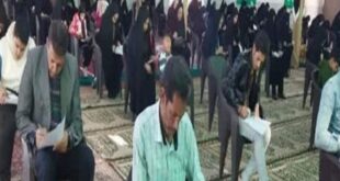 مسابقه کتابخوانی در مسیر نور در انار برگزار شد