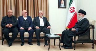 دیدار اسماعیل هنیه رئیس دفتر سیاسی حماس با رهبر انقلاب