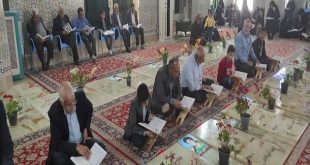 جمع‌خوانی قرآن در جوار شهدای لاهیجان رفسنجان