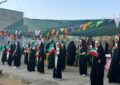 موکب دختران انقلابی در منوجان راه‌اندازی شد