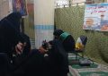 برش و دوخت چادر توسط خادمیاران رضوی عنبرآباد برش و دوخت چادر توسط خادمیاران رضوی عنبرآباد