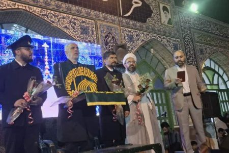 استقبال از خادمان رضوی در شهرستان کوهبنان