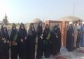 غبارروبی گلزار شهدا با حضور خادمیاران رضوی