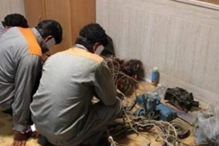 دستگيری سارقان سيم و کابل در کهنوج