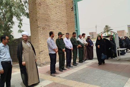 قلعه‌گنجی‌ها به مرقد امام خمینی (ره) اعزام شدند