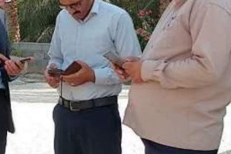 بررسی شبکه ارتباطی میرآباد توسط دادستان ریگان