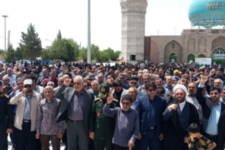 شکوه جمعه خشم و نصر در بردسیر