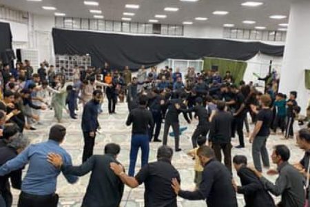 عزاداری شب هفتم محرم در رودبار جنوب
