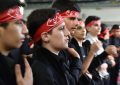 نوجوانان کرمانی خادمان خیمه عشق حسین‌اند