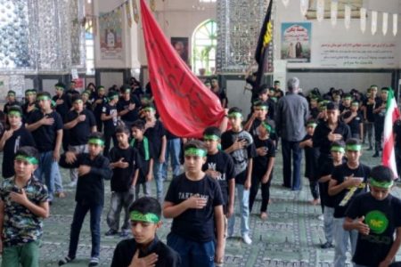 اقتدای نوجوانان بردسیری به قاسم ابن الحسن (ع)