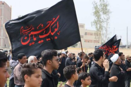 مراسم عاشورای حسینی در کهنوج برگزار شد