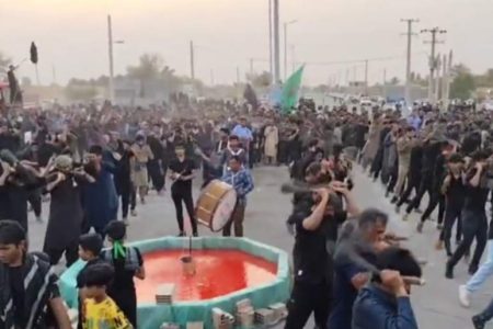 شور و حال عزاداری در قلعه‌گنج