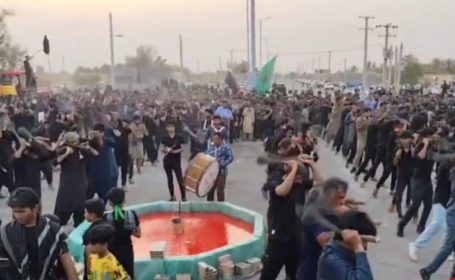 شور و حال عزاداری در قلعه‌گنج