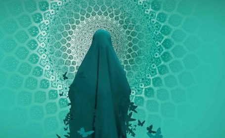 حجاب پرچم و نمادی برای زن مسلمان است